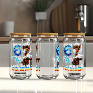 Water Fire Element Six Seven Glass Can Trendy Meme Gift TS12 Print Your Wear