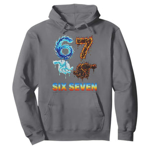 Water Fire Element Six Seven Hoodie Trendy Meme Gift TS12 Charcoal Print Your Wear