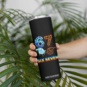 Water Fire Element Six Seven Skinny Tumbler Trendy Meme Gift TS12 Print Your Wear