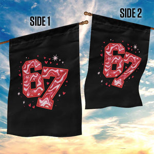 Glitch Swirl Effect Printed Six Seven Meme Garden Flag Valentines Day Gift TS12 Print Your Wear