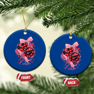 Funny The Game Of Love Six Seven Dice Meme Ceramic Ornament TS12 1pc Blue Print Your Wear