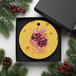 Funny The Game Of Love Six Seven Dice Meme Ceramic Ornament TS12 1pc Yellow Cheese Print Your Wear