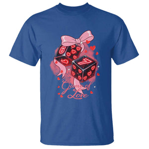 Funny The Game Of Love Six Seven Dice Meme T Shirt TS12 Royal Blue Print Your Wear