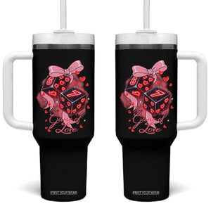Funny The Game Of Love Six Seven Dice Meme Tumbler With Handle TS12 One Size: 40 oz Black Print Your Wear