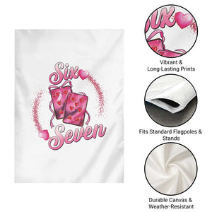 Playing Cards 67 Of Hearts Garden Flag Six Seven Valentine Meme TS12 Print Your Wear