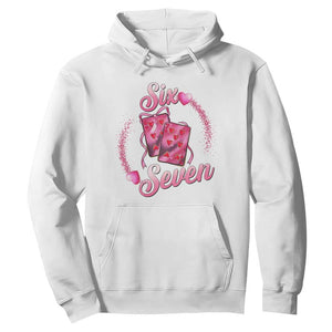 Playing Cards 67 Of Hearts Hoodie Six Seven Valentine Meme TS12 White Print Your Wear