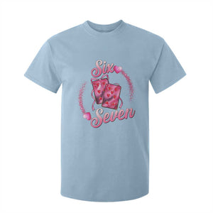 Playing Cards 67 Of Hearts T Shirt For Kid Six Seven Valentine Meme TS12 Light Blue Print Your Wear