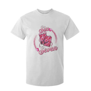 Playing Cards 67 Of Hearts T Shirt For Kid Six Seven Valentine Meme TS12 White Print Your Wear