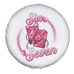 Playing Cards 67 Of Hearts Spare Tire Cover Six Seven Valentine Meme TS12 Print Your Wear