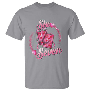 Playing Cards 67 Of Hearts T Shirt Six Seven Valentine Meme TS12 Sport Gray Print Your Wear
