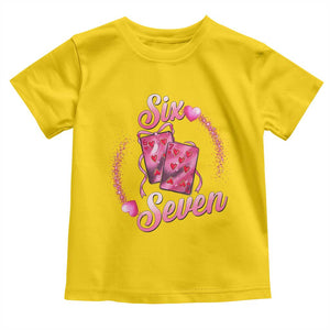 Playing Cards 67 Of Hearts Toddler T Shirt Six Seven Valentine Meme TS12 Daisy Print Your Wear
