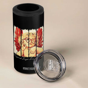 Retro Cupid Says Six Seven 4 in 1 Can Cooler Tumbler 67 Valentines Day TS12 Print Your Wear