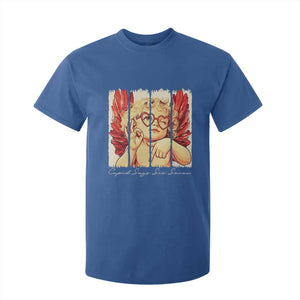 Retro Cupid Says Six Seven T Shirt For Kid 67 Valentines Day TS12 Royal Blue Print Your Wear