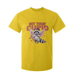 Funny Raccoon Cupid Anti Valentine T Shirt For Kid Not Today Cupid TS12 Daisy Print Your Wear