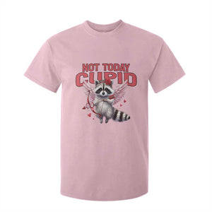 Funny Raccoon Cupid Anti Valentine T Shirt For Kid Not Today Cupid TS12 Light Pink Print Your Wear
