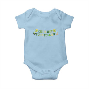 Lets Get Lucked Up Baby Onesie St Patricks Day Drinking TS12 Light Blue Print Your Wear