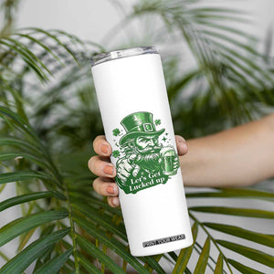 Lets Get Lucked Up Skinny Tumbler St Patricks Day Party Humor TS12 Print Your Wear