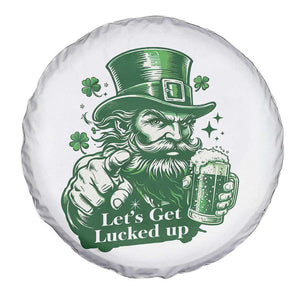 Lets Get Lucked Up Spare Tire Cover St Patricks Day Party Humor TS12 Print Your Wear