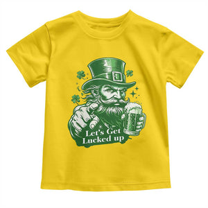 Lets Get Lucked Up Toddler T Shirt St Patricks Day Party Humor TS12 Daisy Print Your Wear