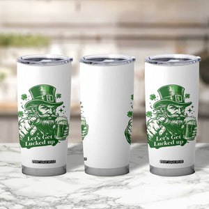 Lets Get Lucked Up Tumbler Cup St Patricks Day Party Humor TS12 Print Your Wear