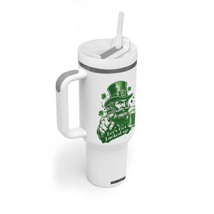 Lets Get Lucked Up Tumbler With Handle St Patricks Day Party Humor TS12 Print Your Wear