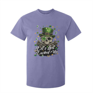 Lets Get Lucked Up T Shirt For Kid Lucky Skeleton St Patricks Day TS12 Violet Print Your Wear
