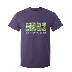 Just A Lucky Goose T Shirt For Kid Funny Irish Crew St Patricks Day TS12 Purple Print Your Wear