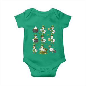 St Patricks Day Goose Crew Irish Celebration Baby Onesie TS12 Irish Green Print Your Wear