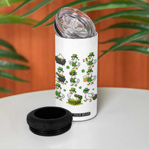 St Patricks Day Goose Crew Irish Celebration 4 in 1 Can Cooler Tumbler TS12 Print Your Wear