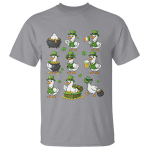 St Patricks Day Goose Crew Irish Celebration T Shirt TS12 Sport Gray Print Your Wear