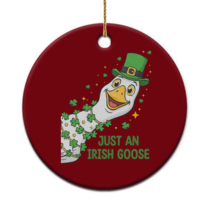 Just An Irish Goose Ceramic Ornament Funny St Patricks Day TS12 1pc Red Print Your Wear