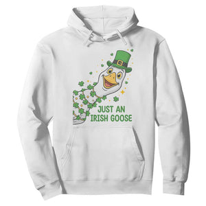 Just An Irish Goose Hoodie Funny St Patricks Day TS12 White Print Your Wear