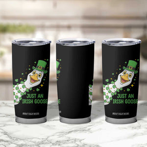 Just An Irish Goose Tumbler Cup Funny St Patricks Day TS12 Print Your Wear