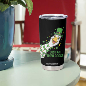 Just An Irish Goose Tumbler Cup Funny St Patricks Day TS12 Print Your Wear
