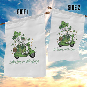 Lucky Goose On The Loose Garden Flag St Patricks Day Irish Pride TS12 Print Your Wear