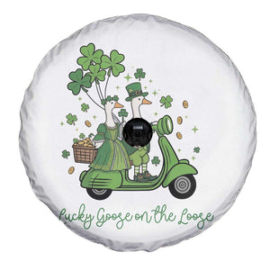 Lucky Goose On The Loose Spare Tire Cover St Patricks Day Irish Pride TS12 Print Your Wear