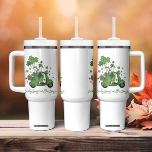 Lucky Goose On The Loose Tumbler With Handle St Patricks Day Irish Pride TS12 Print Your Wear