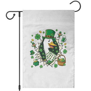 Funny Silly Irish Goose Garden Flag St Patricks Day Celebration TS12 White Print Your Wear
