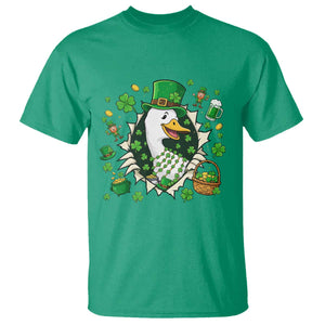 Funny Silly Irish Goose T Shirt St Patricks Day Celebration TS12 Irish Green Print Your Wear
