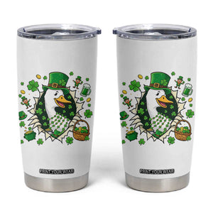 Funny Silly Irish Goose Tumbler Cup St Patricks Day Celebration TS12 White Print Your Wear
