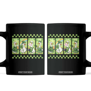 Funny Silly Irish Goose Coffee Mug St Patricks Day Goose Lover Gift TS12 Black Print Your Wear