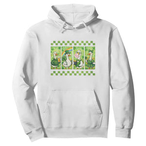 Funny Silly Irish Goose Hoodie St Patricks Day Goose Lover Gift TS12 White Print Your Wear