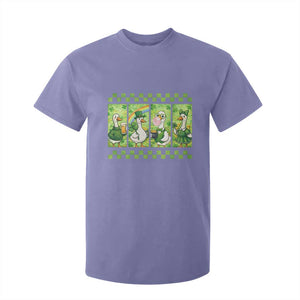 Funny Silly Irish Goose T Shirt For Kid St Patricks Day Goose Lover Gift TS12 Violet Print Your Wear