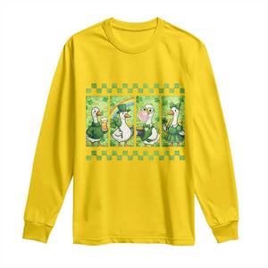 Funny Silly Irish Goose Long Sleeve Shirt St Patricks Day Goose Lover Gift TS12 Daisy Print Your Wear