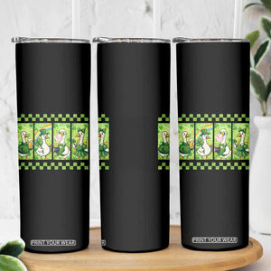 Funny Silly Irish Goose Skinny Tumbler St Patricks Day Goose Lover Gift TS12 Print Your Wear