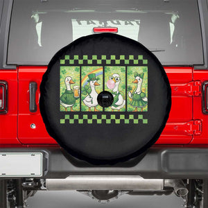 Funny Silly Irish Goose Spare Tire Cover St Patricks Day Goose Lover Gift TS12 Black Print Your Wear