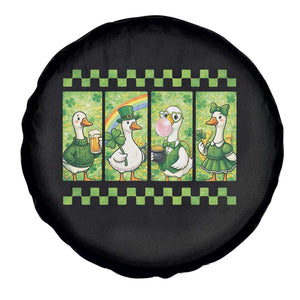 Funny Silly Irish Goose Spare Tire Cover St Patricks Day Goose Lover Gift TS12 Print Your Wear