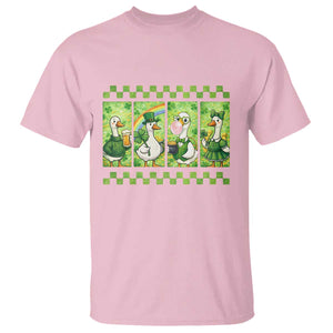 Funny Silly Irish Goose T Shirt St Patricks Day Goose Lover Gift TS12 Light Pink Print Your Wear