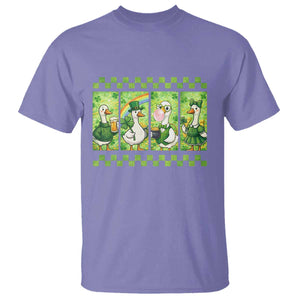 Funny Silly Irish Goose T Shirt St Patricks Day Goose Lover Gift TS12 Violet Print Your Wear