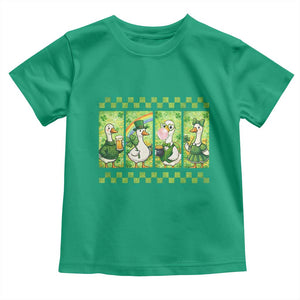Funny Silly Irish Goose Toddler T Shirt St Patricks Day Goose Lover Gift TS12 Irish Green Print Your Wear